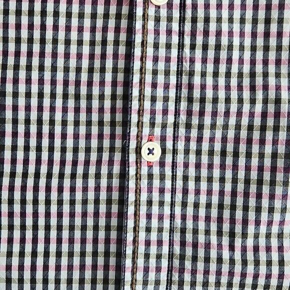 Tommy Bahama Island Modern Fit Shirt Men's XL Long Sleeve Checkered Button Up - Picture 5 of 16